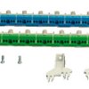 Zacisk bezśrubowy PE i N Fixconnect 2x(8x25mm2+32x4mm2) do obudów Enystar 3x17 modułów FP FC 51 68000038