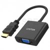 UNITEK Adapter HDMI -> VGA + audio (wtyk / gniazdo) czarny