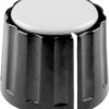 Mentor 332.61 332.61 Pokrętło z nakładką ze znacznikiem czarny (Ø x W) 20 mm x 15 mm 1 szt.