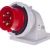 Wtyczka tablicowa kątowa 16A 5P 400V czerwona IP67 TWIST 777152-6