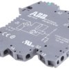 Przekaźnik z interfejsem 24V ac/dc ABB SPST 24V 10 → 6000mA Szyna DIN Przekaźnik z interfejsem Śruba