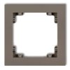 DECO Ramka pojedyncza DECO Pastel Matt czekoladowy 49DR-1