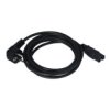Kabel Zasilający Omy Do Serwera Z Wtyczką Iec C15 10A Czarny 3M