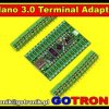 Atmega328P Nano 3.0 CH340 USB + terminal adapter (do przylutowania)