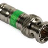Wtyk Koncentryczny Bnc 75Ohm Kompresyjny Zielony Master Na Przewód Triset-113