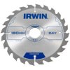 IRWIN® 1897195 Construction Circular Saw Blade 180 x 30mm x 24T ATB