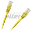 Kabel Patchcord RJ45 LAN UTP 0,5m żółty