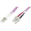 Digitus DK-2532-05-4 Fibreglass FO Patch Cord LC-SC 5m Multimode OM4 Duplex