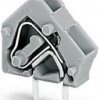 PCB terminal, 1 pole, pitch 5 mm, AWG 28-12, 24 A, cage clamp, light gray, 236-743