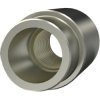 Rivet nut, M4, H 6 mm, inner Ø 5.4 mm, outer Ø 8 mm, brass, nickel-plated, 002.74.643