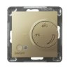 IMPRESJA Regulator temperatury /czujnik podłogowy/ złoto metalik RTP-1Y/m/28