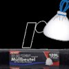 1341 REINEX rubbish bags, 120.0 l, black, 36.0 µm, x10