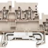 Multi level terminal block, spring balancer connection, 0.5-2.5 mm², 24 A, 8 kV, dark beige, 1924460000