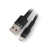 Przewód USB A - Lightning Baseus Cafule szaro-czarny - 1m