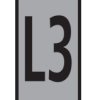 Oznacznik kabli z klipsem WIC Zatrzask HellermannTyton zakres 5.3 mm Czarny zakres 4.3 mm L3 Szary 561-03338