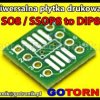 Uniwersalna płytka drukowana SO8 / SSOP8 to DIP8