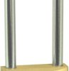 Padlock, high shackle, keyed alike, level 5, shackle (H) 63 mm, brass, (B) 40 mm, K12540L63A1