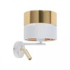 Kinkiet HILTON WHITE/GOLD 2 PŁ E_27 + G_9 5361 TK Lighting