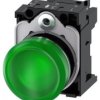 Lampka sygnalizacyjna kompletna 22mm zielona LED 230V AC metal przył śrubowe SIRIUS ACT 3SU1156-6AA40-1AA0