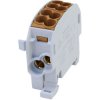 Blok rozdzielczy odgałęźny SCB 25 Al/Cu 80110 SIMBLOCK, brązowy 81501015