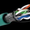 93267 Cat.5e network cable, F/UTP, CCA, 100 m, green
