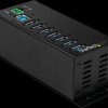 HB30A7AME USB 3.0 hub, 7 port, DIN holder , ESD, with power supply unit