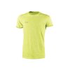 T-shirt, Żółty fluorescencyjny, Bawełna 100%, XS, Krótki
