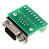 Moduł adaptera DB9 (męski) na złącza śrubowe terminal block ARK (MOD-RS232-T1M)