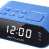 Radiobudzik Muse M-10 BL fale metrowe (VHF), FM funkcja budzika niebieski