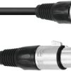 Kabel OMNITRONIC XLR 5-pin 1,5 m sw