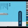 3080 Ballpoint pen - mini blue - box of 50 assorted colours