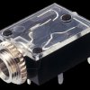 Jack socket, 3.5 mm, PCB with switch contact