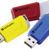 Verbatim V Store N CLICK Pendrive USB 16 GB żółty, czerwony, niebieski 49306 USB 3.2 Gen 1