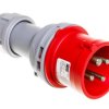 Wtyczka przenośna 16A 4P 400V czerwona IP44 TURBO SHARK 014-6TT