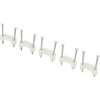 TruComponents 41161 Cable clips Ø12.50mm 2-lug Wh 100pcs