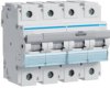 Wyłącznik nadprądowy D 125A 4P 15kA HMD499 HAGER