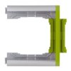 KOS66 PLUS Element N-krotny ramki składanej aluminium + limonka 66400779