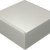 Aluminum enclosure, (L x W x H) 280 x 280 x 111 mm, gray (RAL 7038), IP66, 042828110
