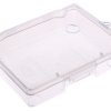 Skrzynka z przegródkami szerokość: 119mm wysokość: 27mm głębokość: 95mm PP Przezroczysty