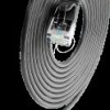 SLIM-L-UU-K6A 2.0 BK Patch cable, Cat.6a, U/UTP, SLIM, 2 m, black