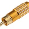 Wtyczka RCA Montaż na kablu Męski Lutowane, styki pozłacane RS PRO