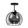 Lampa Sufitowa Nowoczesna Loftowa 1Xe27 Solo Black/Gold