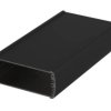 Aluminum enclosure kit, (L x W x H) 108 x 200 x 42 mm, black, IP65, 84046200.HMT1