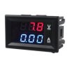 0-100V 10A DC Voltmeter and Ammeter ver. V2.0 - 0.56 'Red / Blue in Housing