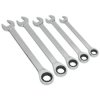 Siegen S0985 Combination Ratchet Spanner Set 5pc Metric