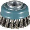 Makita Szczotka garnkowa, 80 mm, metalowa, X-Lock neu D-73374 1 szt.