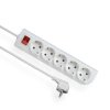 Przedłużacz z wyłącznikiem 5-gniazd z/u SCHUKO 2m /OMY 3x1/ PSCH-502W