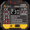 202541 PCW06B socket tester, with RCD Test and LCD display