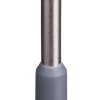 Końcówka tulejkowa izolowana TI 4mm2/12mm szara cynowana TI4L12x500 /500szt./