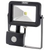 Draper 66036 10W COB LED Slimline Wall Mounted Floodlight - PIR Sensor 700 Lm